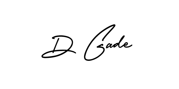 if you are searching for the best signature style for your name D Gade. so please give up your signature search. here we have designed multiple signature styles  using AmerikaSignatureDemo-Regular. D Gade signature style 3 images and pictures png