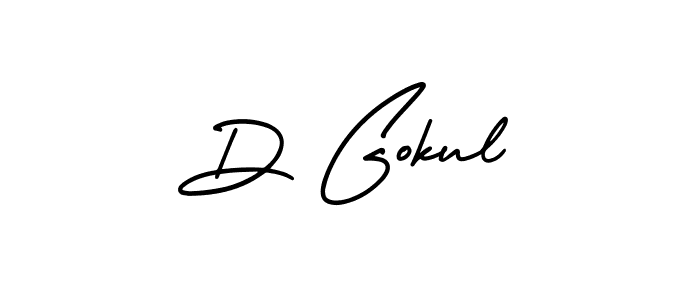 Make a beautiful signature design for name D Gokul. Use this online signature maker to create a handwritten signature for free. D Gokul signature style 3 images and pictures png