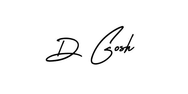 Create a beautiful signature design for name D Gosh. With this signature (AmerikaSignatureDemo-Regular) fonts, you can make a handwritten signature for free. D Gosh signature style 3 images and pictures png