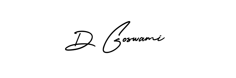 This is the best signature style for the D Goswami name. Also you like these signature font (AmerikaSignatureDemo-Regular). Mix name signature. D Goswami signature style 3 images and pictures png