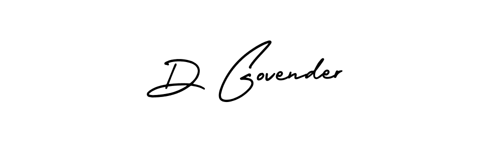 How to make D Govender signature? AmerikaSignatureDemo-Regular is a professional autograph style. Create handwritten signature for D Govender name. D Govender signature style 3 images and pictures png