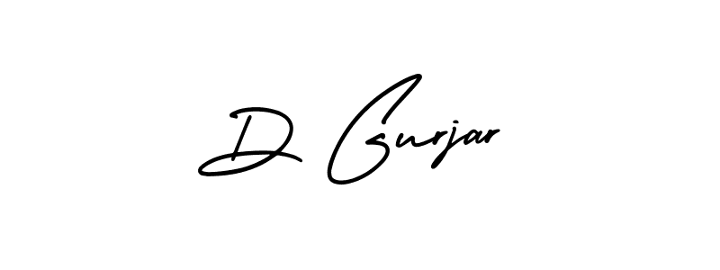 How to Draw D Gurjar signature style? AmerikaSignatureDemo-Regular is a latest design signature styles for name D Gurjar. D Gurjar signature style 3 images and pictures png