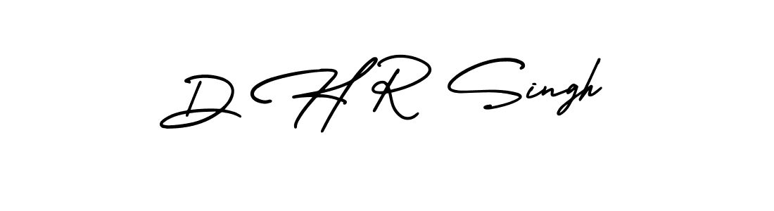 How to make D H R Singh signature? AmerikaSignatureDemo-Regular is a professional autograph style. Create handwritten signature for D H R Singh name. D H R Singh signature style 3 images and pictures png