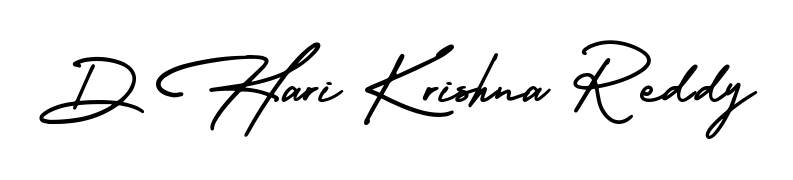 Transform the name D Hari Krishna Reddy into a signature masterpiece using AmerikaSignatureDemo-Regular font. Ideal for photographers, artists, and creators looking for watermarks. D Hari Krishna Reddy signature style 3 images and pictures png
