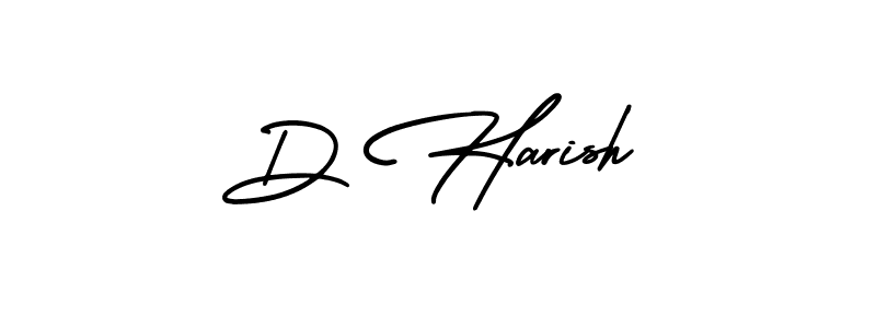 This is the best signature style for the D Harish name. Also you like these signature font (AmerikaSignatureDemo-Regular). Mix name signature. D Harish signature style 3 images and pictures png