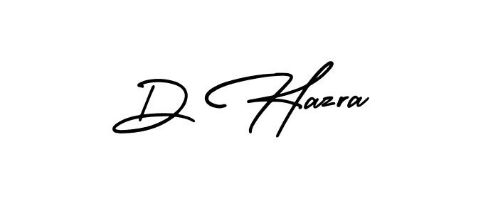 Make a beautiful signature design for name D Hazra. With this signature (AmerikaSignatureDemo-Regular) style, you can create a handwritten signature for free. D Hazra signature style 3 images and pictures png