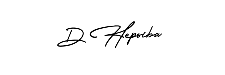 The best way (AmerikaSignatureDemo-Regular) to make a short signature is to pick only two or three words in your name. The name D Hepsiba include a total of six letters. For converting this name. D Hepsiba signature style 3 images and pictures png