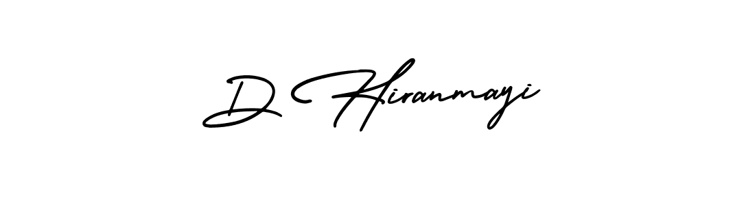 Also You can easily find your signature by using the search form. We will create D Hiranmayi name handwritten signature images for you free of cost using AmerikaSignatureDemo-Regular sign style. D Hiranmayi signature style 3 images and pictures png