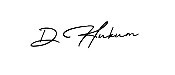 How to make D Hukum signature? AmerikaSignatureDemo-Regular is a professional autograph style. Create handwritten signature for D Hukum name. D Hukum signature style 3 images and pictures png