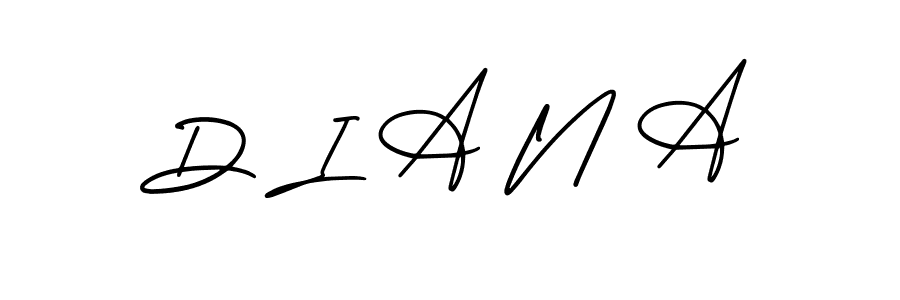 AmerikaSignatureDemo-Regular is a professional signature style that is perfect for those who want to add a touch of class to their signature. It is also a great choice for those who want to make their signature more unique. Get D I A N A name to fancy signature for free. D I A N A signature style 3 images and pictures png
