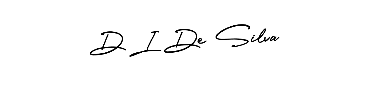 D I De Silva stylish signature style. Best Handwritten Sign (AmerikaSignatureDemo-Regular) for my name. Handwritten Signature Collection Ideas for my name D I De Silva. D I De Silva signature style 3 images and pictures png