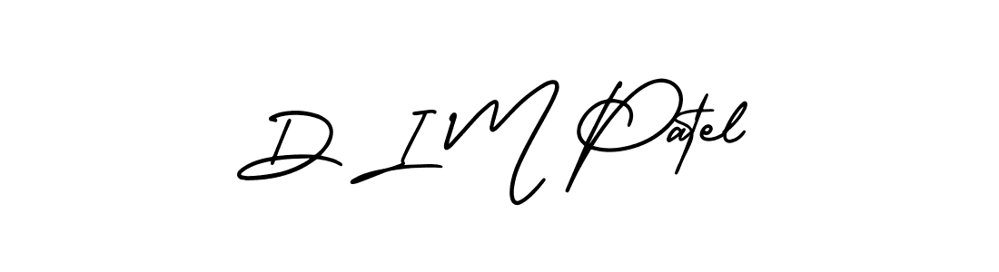 Also You can easily find your signature by using the search form. We will create D I M Patel name handwritten signature images for you free of cost using AmerikaSignatureDemo-Regular sign style. D I M Patel signature style 3 images and pictures png