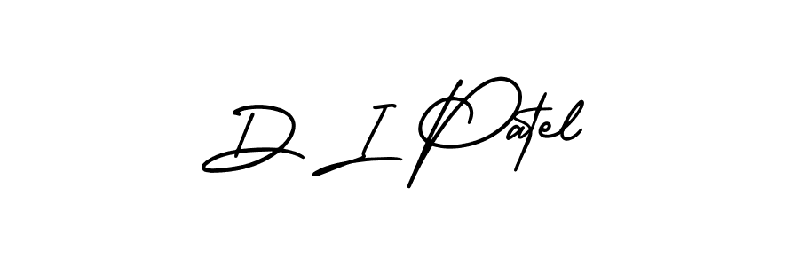 How to make D I Patel signature? AmerikaSignatureDemo-Regular is a professional autograph style. Create handwritten signature for D I Patel name. D I Patel signature style 3 images and pictures png