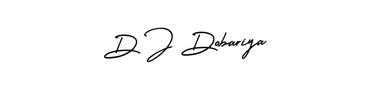 Make a beautiful signature design for name D J Dobariya. Use this online signature maker to create a handwritten signature for free. D J Dobariya signature style 3 images and pictures png