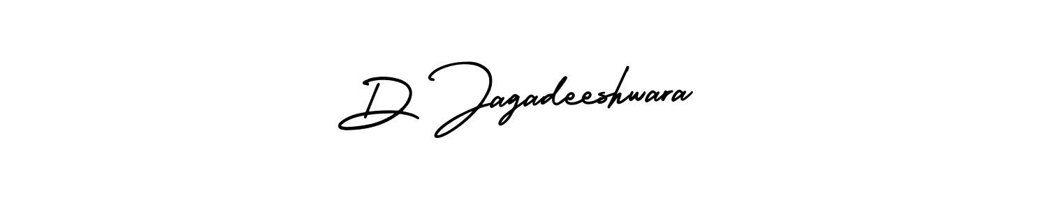 D Jagadeeshwara stylish signature style. Best Handwritten Sign (AmerikaSignatureDemo-Regular) for my name. Handwritten Signature Collection Ideas for my name D Jagadeeshwara. D Jagadeeshwara signature style 3 images and pictures png