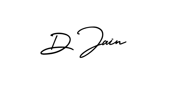 Use a signature maker to create a handwritten signature online. With this signature software, you can design (AmerikaSignatureDemo-Regular) your own signature for name D Jain. D Jain signature style 3 images and pictures png
