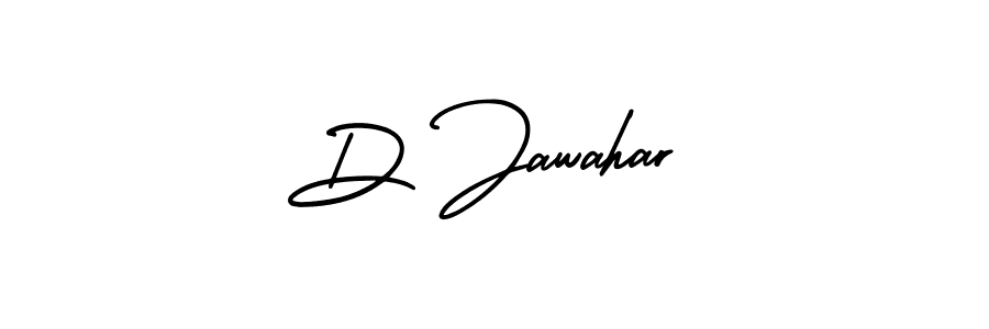 Create a beautiful signature design for name D Jawahar. With this signature (AmerikaSignatureDemo-Regular) fonts, you can make a handwritten signature for free. D Jawahar signature style 3 images and pictures png
