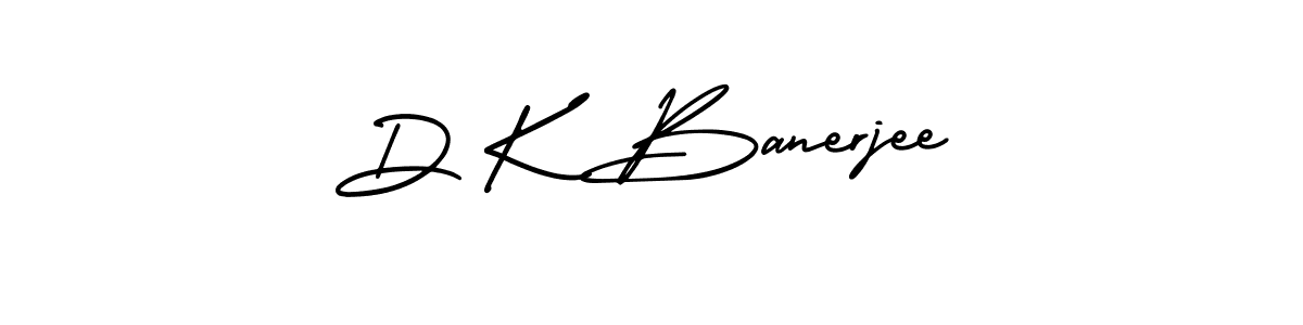 Make a beautiful signature design for name D K Banerjee. Use this online signature maker to create a handwritten signature for free. D K Banerjee signature style 3 images and pictures png
