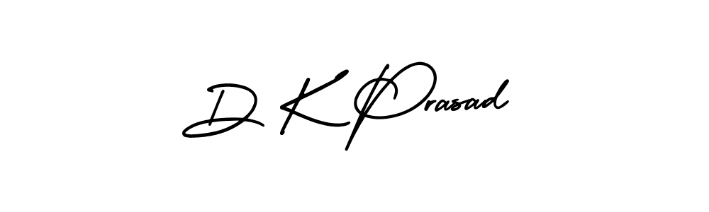 Create a beautiful signature design for name D K Prasad. With this signature (AmerikaSignatureDemo-Regular) fonts, you can make a handwritten signature for free. D K Prasad signature style 3 images and pictures png
