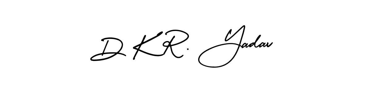 It looks lik you need a new signature style for name D K R. Yadav. Design unique handwritten (AmerikaSignatureDemo-Regular) signature with our free signature maker in just a few clicks. D K R. Yadav signature style 3 images and pictures png