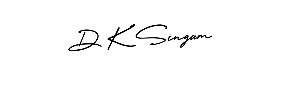 This is the best signature style for the D K Singam name. Also you like these signature font (AmerikaSignatureDemo-Regular). Mix name signature. D K Singam signature style 3 images and pictures png