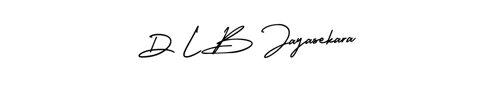 It looks lik you need a new signature style for name D L B Jayasekara. Design unique handwritten (AmerikaSignatureDemo-Regular) signature with our free signature maker in just a few clicks. D L B Jayasekara signature style 3 images and pictures png