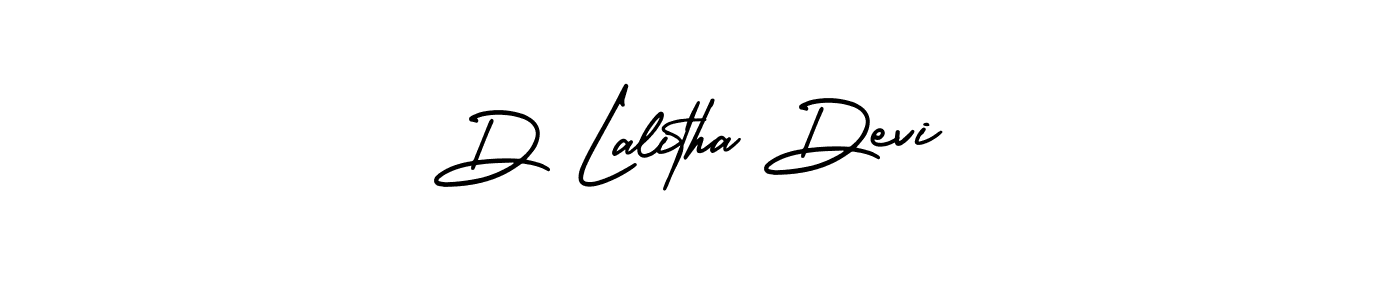Make a short D Lalitha Devi signature style. Manage your documents anywhere anytime using AmerikaSignatureDemo-Regular. Create and add eSignatures, submit forms, share and send files easily. D Lalitha Devi signature style 3 images and pictures png