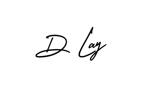 The best way (AmerikaSignatureDemo-Regular) to make a short signature is to pick only two or three words in your name. The name D Lay include a total of six letters. For converting this name. D Lay signature style 3 images and pictures png