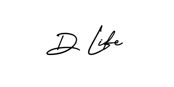Also You can easily find your signature by using the search form. We will create D Life name handwritten signature images for you free of cost using AmerikaSignatureDemo-Regular sign style. D Life signature style 3 images and pictures png