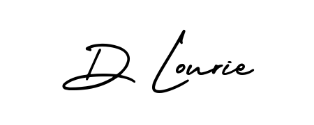 Express your personality with a custom D Lourie signature crafted with AmerikaSignatureDemo-Regular typography. Free transparent PNG download available. D Lourie signature style 3 images and pictures png