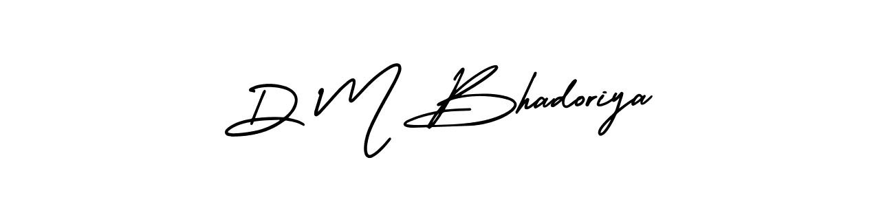 It looks lik you need a new signature style for name D M Bhadoriya. Design unique handwritten (AmerikaSignatureDemo-Regular) signature with our free signature maker in just a few clicks. D M Bhadoriya signature style 3 images and pictures png