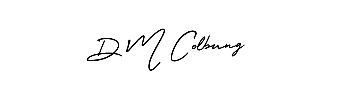 Also we have D M Colbung name is the best signature style. Create professional handwritten signature collection using AmerikaSignatureDemo-Regular autograph style. D M Colbung signature style 3 images and pictures png