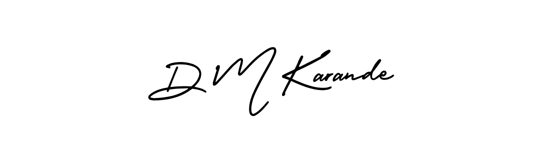 Similarly AmerikaSignatureDemo-Regular is the best handwritten signature design. Signature creator online .You can use it as an online autograph creator for name D M Karande. D M Karande signature style 3 images and pictures png