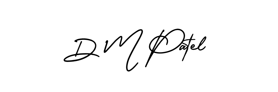 How to Draw D M Patel signature style? AmerikaSignatureDemo-Regular is a latest design signature styles for name D M Patel. D M Patel signature style 3 images and pictures png