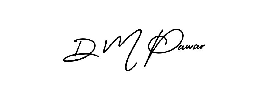 if you are searching for the best signature style for your name D M Pawar. so please give up your signature search. here we have designed multiple signature styles  using AmerikaSignatureDemo-Regular. D M Pawar signature style 3 images and pictures png