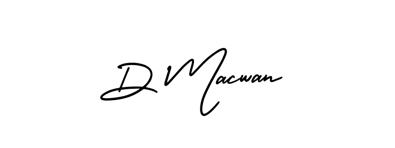 How to make D Macwan signature? AmerikaSignatureDemo-Regular is a professional autograph style. Create handwritten signature for D Macwan name. D Macwan signature style 3 images and pictures png