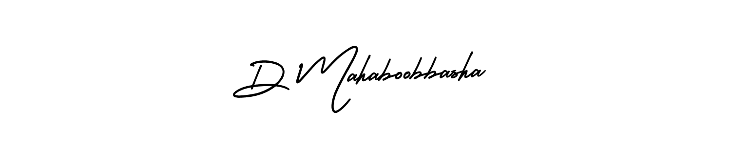 Make a beautiful signature design for name D Mahaboobbasha. Use this online signature maker to create a handwritten signature for free. D Mahaboobbasha signature style 3 images and pictures png