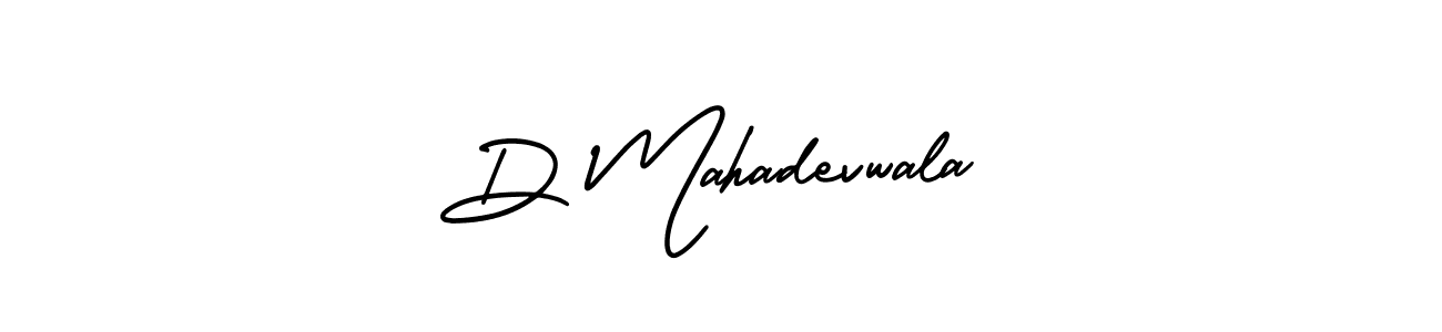 This is the best signature style for the D Mahadevwala name. Also you like these signature font (AmerikaSignatureDemo-Regular). Mix name signature. D Mahadevwala signature style 3 images and pictures png