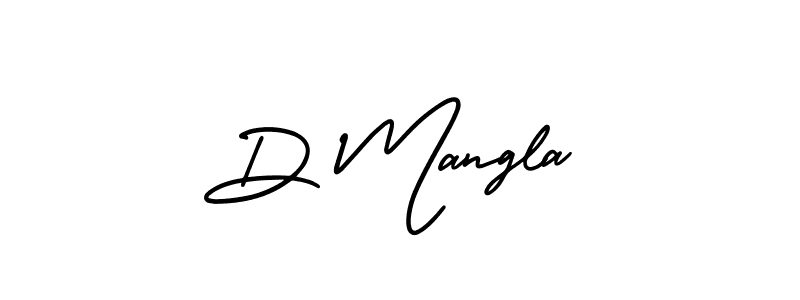 AmerikaSignatureDemo-Regular is a professional signature style that is perfect for those who want to add a touch of class to their signature. It is also a great choice for those who want to make their signature more unique. Get D Mangla name to fancy signature for free. D Mangla signature style 3 images and pictures png