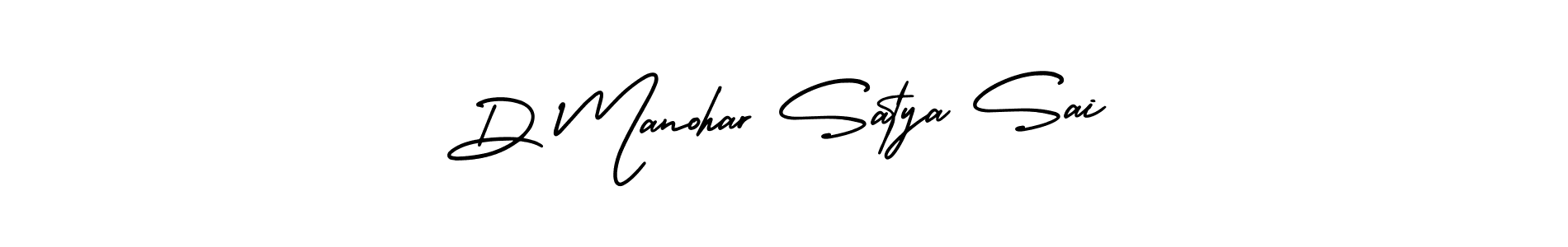 It looks lik you need a new signature style for name D Manohar Satya Sai. Design unique handwritten (AmerikaSignatureDemo-Regular) signature with our free signature maker in just a few clicks. D Manohar Satya Sai signature style 3 images and pictures png