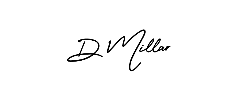 Also we have D Millar name is the best signature style. Create professional handwritten signature collection using AmerikaSignatureDemo-Regular autograph style. D Millar signature style 3 images and pictures png