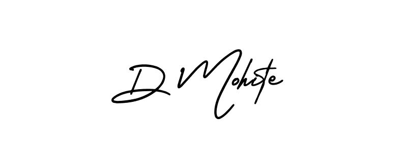 How to make D Mohite signature? AmerikaSignatureDemo-Regular is a professional autograph style. Create handwritten signature for D Mohite name. D Mohite signature style 3 images and pictures png