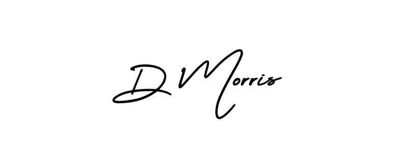 Use a signature maker to create a handwritten signature online. With this signature software, you can design (AmerikaSignatureDemo-Regular) your own signature for name D Morris. D Morris signature style 3 images and pictures png