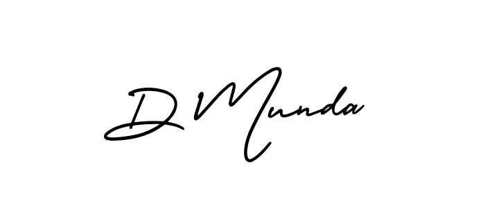 Best and Professional Signature Style for D Munda. AmerikaSignatureDemo-Regular Best Signature Style Collection. D Munda signature style 3 images and pictures png