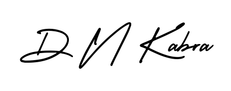 Also You can easily find your signature by using the search form. We will create D N Kabra name handwritten signature images for you free of cost using AmerikaSignatureDemo-Regular sign style. D N Kabra signature style 3 images and pictures png