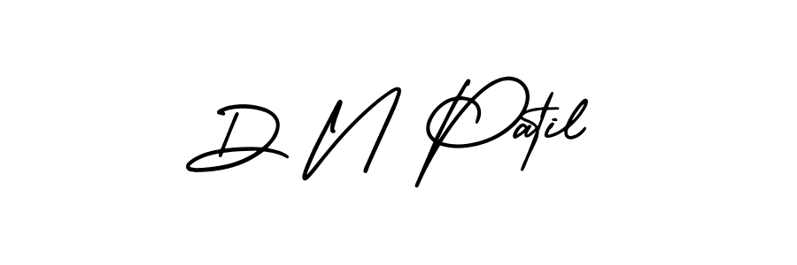 AmerikaSignatureDemo-Regular is a professional signature style that is perfect for those who want to add a touch of class to their signature. It is also a great choice for those who want to make their signature more unique. Get D N Patil name to fancy signature for free. D N Patil signature style 3 images and pictures png