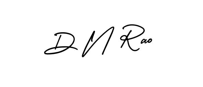 How to make D N Rao signature? AmerikaSignatureDemo-Regular is a professional autograph style. Create handwritten signature for D N Rao name. D N Rao signature style 3 images and pictures png