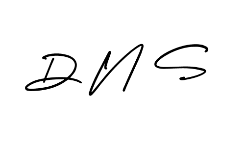 The best way (AmerikaSignatureDemo-Regular) to make a short signature is to pick only two or three words in your name. The name D N S include a total of six letters. For converting this name. D N S signature style 3 images and pictures png
