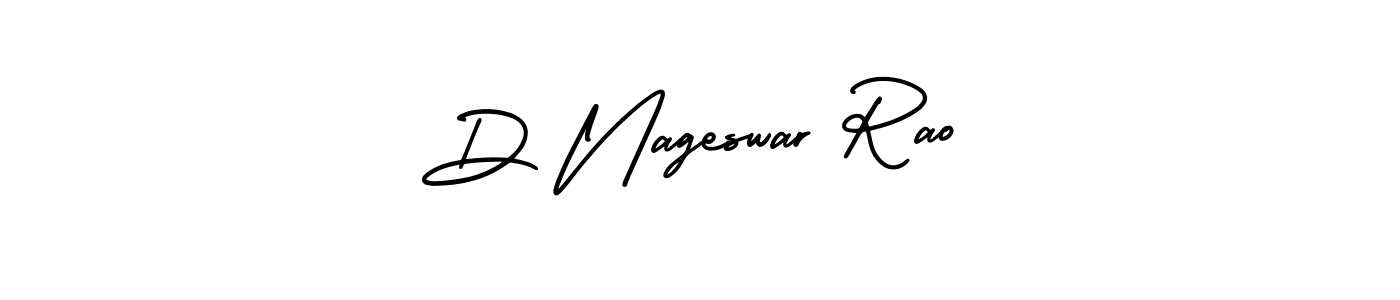 Design your own signature with our free online signature maker. With this signature software, you can create a handwritten (AmerikaSignatureDemo-Regular) signature for name D Nageswar Rao. D Nageswar Rao signature style 3 images and pictures png