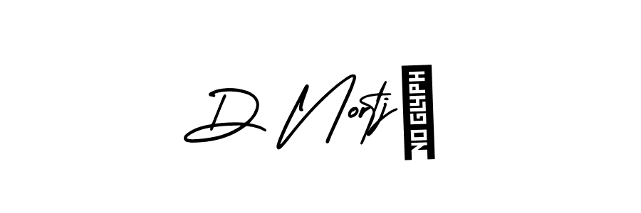AmerikaSignatureDemo-Regular is a professional signature style that is perfect for those who want to add a touch of class to their signature. It is also a great choice for those who want to make their signature more unique. Get D Nortjé name to fancy signature for free. D Nortjé signature style 3 images and pictures png